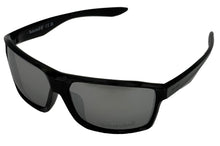 Load image into Gallery viewer, Timberland Mens Rectangle Black Plastic Sunglass, Silver Flash Lens TB7235. 1C
