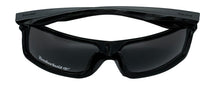 Load image into Gallery viewer, Timberland Mens Rectangle Black Plastic Sunglass, Silver Flash Lens TB7235. 1C
