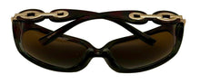 Load image into Gallery viewer, Esprit Women's Sunglasses ET19331 532 Plastic Wrap Rectangle Dark Brown / Brown
