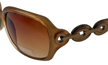 Load image into Gallery viewer, Esprit Women's Sunglasses ET19331 535 Plastic Wrap Rectangle Mocha Brown/Brown

