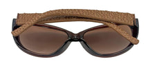 Load image into Gallery viewer, Esprit Womens Sunglass Brown Cateye Plastic, Brown Gradient Lens 19378 535
