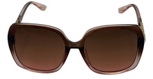 Load image into Gallery viewer, Guess Sunglass Womens Light Brown Oversized Square Plastic, GF0406. 27F
