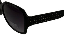 Load image into Gallery viewer, Esprit Womens Sunglass Womens Black Square Plastic, Gradient Lens 19333 538
