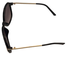 Load image into Gallery viewer, Esprit Womens Sunglass Black Gold Square Plastic Fashion Gradient Len  19453 538
