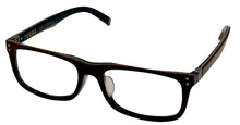 Load image into Gallery viewer, John Varvatos Rectangle Mens Brown Horn Eyewear Plastic Frame V330 AF. 54mm
