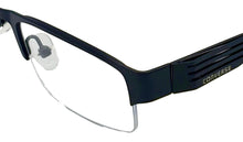 Load image into Gallery viewer, Converse Mens Ophthalmic Bottom Rimless Navy Metal Frame Stencil Kit 49mm
