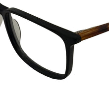 Load image into Gallery viewer, Lucky Brand Mens Black Soft Rectangle Plastic Frame D406. 55mm
