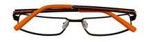 Load image into Gallery viewer, Converse Ophthalmic Rectangle Metal Frame Brown / Orange Q006 55mm
