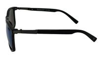 Load image into Gallery viewer, Timberland Sunglass Mens Shiny Black Rectangle Plastic, Blue Lens TB7268. 1X
