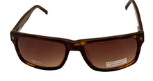 Load image into Gallery viewer, Perry Ellis Mens Sunglass Demi Rectangle Plastic Wrap, Solid Brown Lens PE30 1
