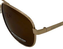 Load image into Gallery viewer, Skechers Mens Gold Aviator Metal Sunglass. SE8058. 32E
