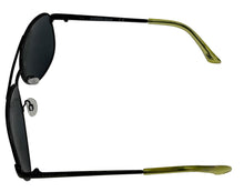 Load image into Gallery viewer, Skechers Mens Shiny Black Aviator Metal Sunglass, Solid Smoke Lens SE8058. 1A
