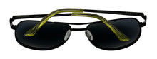 Load image into Gallery viewer, Skechers Mens Shiny Black Aviator Metal Sunglass, Solid Smoke Lens SE8058. 1A
