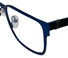 Load image into Gallery viewer, Jones New York Navy Mens Metal Rectangle Eyewear Frame, J345 54mm
