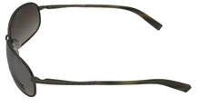 Load image into Gallery viewer, John Varvatos Mens Dark Olive Aviator Wrap Sunglass, Gradient Lens V705
