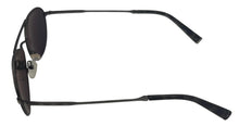 Load image into Gallery viewer, John Varvatos Mens Antique Gunmetal Aviator Wrap Sunglass, Mirror Lens V798
