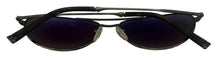 Load image into Gallery viewer, John Varvatos Mens Antique Gunmetal Aviator Wrap Sunglass, Mirror Lens V798
