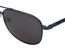 Load image into Gallery viewer, John Varvatos Mens Navy Metal Aviator Sunglass, Smoke Lens V788. 58mm
