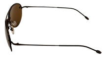 Load image into Gallery viewer, John Varvatos Mens Dark Brown Metal Aviator Sunglass, Brown Lens V762
