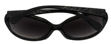 Load image into Gallery viewer, Kenneth Cole Reaction Plastic Womens Sunglass Black, Gradient Lens KC1221 5B
