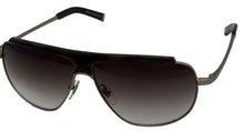 Load image into Gallery viewer, John Varvatos Mens Grey Metal Rectangle Aviator Sunglass Smoke Lens V754
