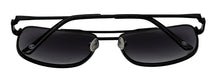 Load image into Gallery viewer, Timberland Black Mens Metal Rectangle Aviator Sunglass Gradient Lens TB7257. 1B
