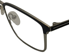 Load image into Gallery viewer, John Varvatos Mens Eyeglass Soft Square Silver Black Plastic V165 53mm
