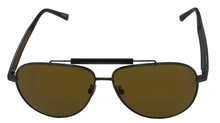Load image into Gallery viewer, Chopard Gunmetal Aviator Aviator Sunglass, Polarized Lens SCHC94. 568P
