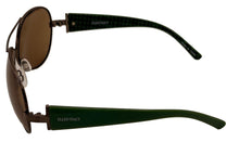 Load image into Gallery viewer, Ellen Tracy Womens Sunglass Combo Aviator Green, Brown Lens ET515. #4
