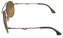 Load image into Gallery viewer, Zadig &amp; Voltaire Men Gold Metal Aviator Fashion Sunglass Yellow Lens SZV008 8FFX
