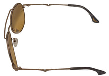 Load image into Gallery viewer, Zadig &amp; Voltaire Men Gold Metal Aviator Fashion Sunglass Yellow Lens SZV008 8FFX
