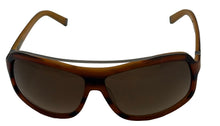 Load image into Gallery viewer, John Varvatos Mens malt Carmel Aviator Wrap Sunglass, Gradient Lens V714
