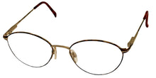Load image into Gallery viewer, Bob Mackie Mens Gold Tortoise Tear Drop Metal Eyewear Frame. BM 800 52mm
