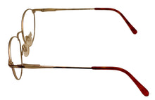 Load image into Gallery viewer, Bob Mackie Mens Gold Tortoise Tear Drop Metal Eyewear Frame. BM 800 52mm
