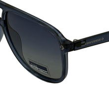 Load image into Gallery viewer, Converse Men Sunglass Clear Plastic Aviator, Blue Mirror Lens SCO 232 D13P
