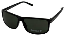 Load image into Gallery viewer, Timberland Sunglass Mens Black Rectangle Plastic Green Len TB7182 1N
