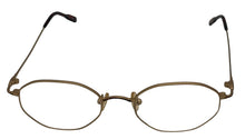 Load image into Gallery viewer, Bob Mackie Unisex Gold Oval Metal Eyewear Frame. BM780 53mm
