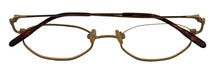 Load image into Gallery viewer, Bob Mackie Unisex Gold Oval Metal Eyewear Frame. BM780 53mm
