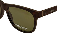 Load image into Gallery viewer, Share Skechers Mens Sunglass Matte Tortoise Square Plastic, Green Lens SE8059. 52N
