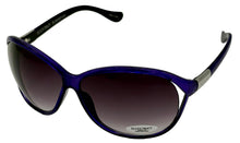 Load image into Gallery viewer, Ellen Tracy Womens Sunglass Plastic Rectangle Purple Smoke Gradient Lens ET 522. 2
