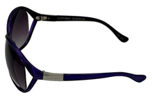 Load image into Gallery viewer, Ellen Tracy Womens Sunglass Plastic Rectangle Purple Smoke Gradient Lens ET 522. 2
