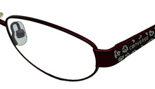 Load image into Gallery viewer, Converse Big Kids Red Oval Metal Purr Eyewear Frame. 49mm

