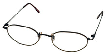 Load image into Gallery viewer, Bob Mackie Unisex Matte Black Tortoise Oval Metal Eyewear Frame. BM780 53mm
