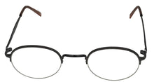 Load image into Gallery viewer, Bob Mackie Mens Satin Violet Round Rimless Metal Eyewear Frame. BM 854. 47mm
