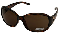 Load image into Gallery viewer, Ellen Tracy Womens Sunglass Tortoise Plastic Rectangle, Brown Lens ET 544 1
