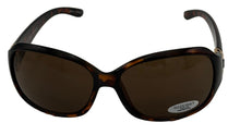 Load image into Gallery viewer, Ellen Tracy Womens Sunglass Tortoise Plastic Rectangle, Brown Lens ET 544 1
