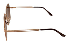 Load image into Gallery viewer, Guess Sunglass Womens Gold Oversized Square Gradient Lens GF0419. 28F
