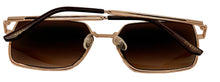 Load image into Gallery viewer, Guess Sunglass Womens Gold Oversized Square Gradient Lens GF0419. 28F
