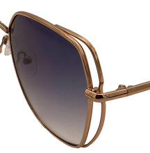 Load image into Gallery viewer, Guess Sunglass Womens Rose Gold Oversized Square Gradient Lens GF0416. 28W
