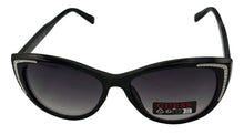 Load image into Gallery viewer, Share Guess Sunglass Womens Shiny Black Cat Eye Smoke Gradient Lens GO00006 1B
